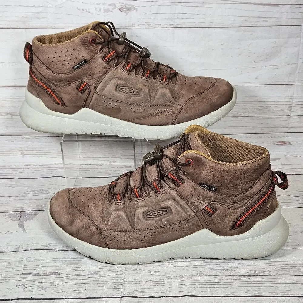 Keen Mens Highland Sneaker Mid Boot Waterproof Hiking Trekking Sz 11 *No insoles